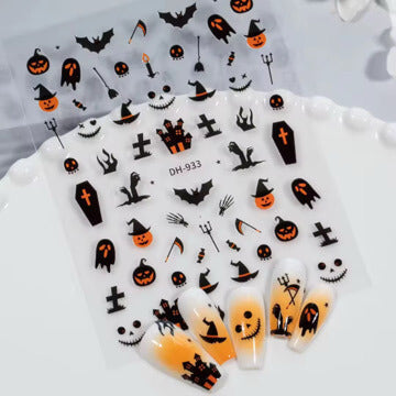 Nail Sticker Happy Halloweens #DH933 Premier Nail Supply