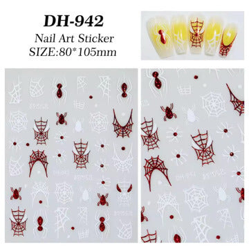 Nail Sticker Happy Halloweens #DH942 Premier Nail Supply
