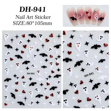 Nail Sticker Happy Halloweens #DH941 Premier Nail Supply