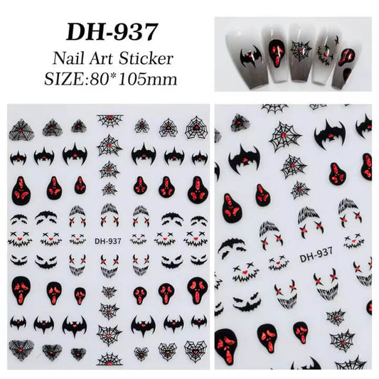 Nail Sticker Happy Halloween #DH937 Premier Nail Supply