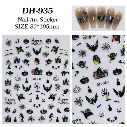 Nail Sticker Happy Halloween #DH935 Premier Nail Supply