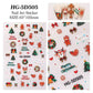Nail Sticker Merry Christmas #HG5D505 Premier Nail Supply