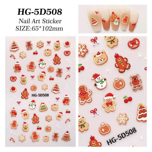 Nail Sticker Merry Christmas #HG5D508 Premier Nail Supply