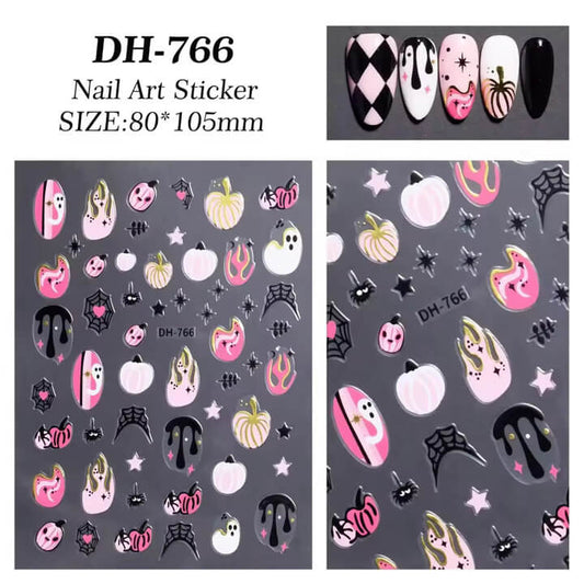 Nail Sticker Happy Halloween #DH766 Premier Nail Supply