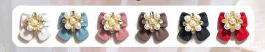 Nail Charm Bow with Pearl 2pcs/bag Beyond Beauty Page