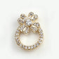 Nail Charm Circle Flower with Rhinestone 2pcs/Bag Beyond Beauty Page