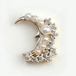 Nail Charm Half Moon with Rhinestone Pearl 2pcs/Bag Beyond Beauty Page