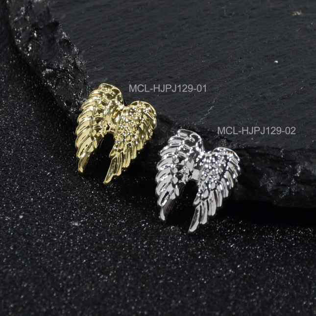 Nail Charm Gold - Silver Agent Wing 20pcs/pack Beyond Beauty Page