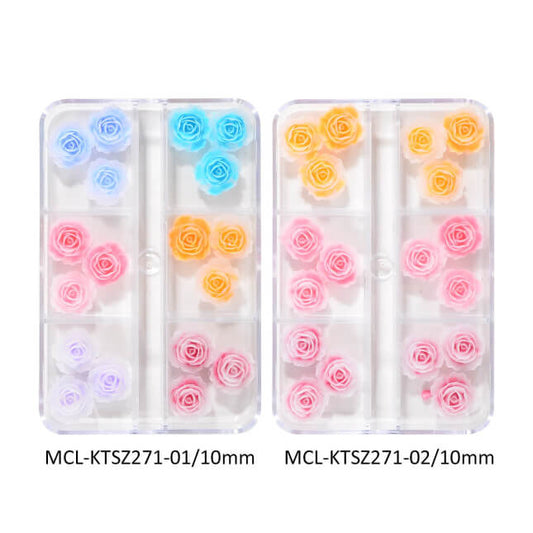 Nail Charm Acrylic 3D Rose Premier Nail Supply