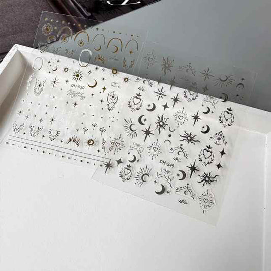 Nail Sticker Gold Mythology DH550 Premier Nail Supply