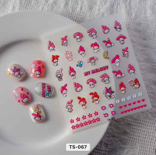 Nail Sticker My Melody - TS067 Premier Nail Supply
