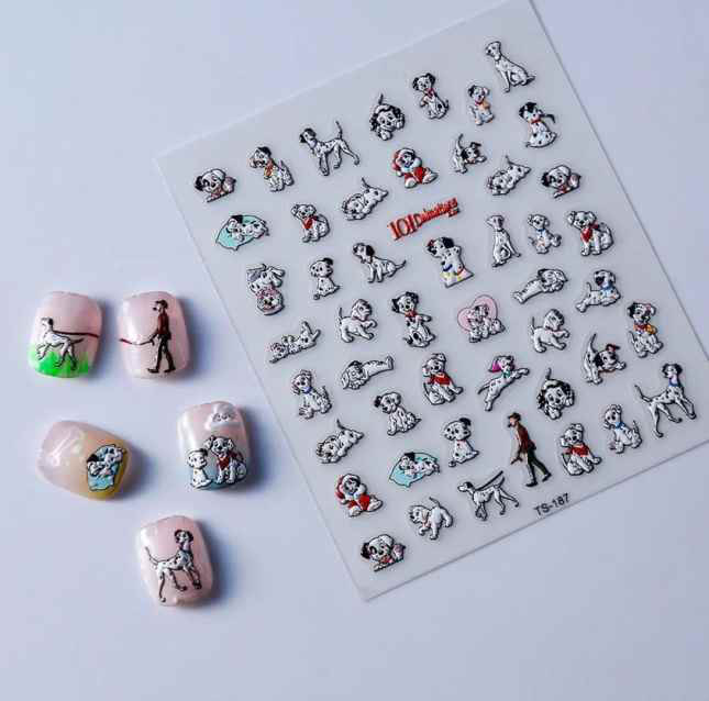Nail Sticker 101 Dalmatians Kids - TS187 Premier Nail Supply