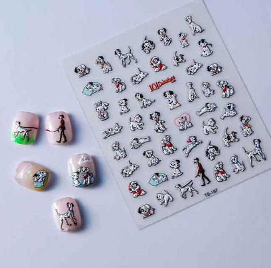 Nail Sticker 101 Dalmatians Kids - TS187 Premier Nail Supply