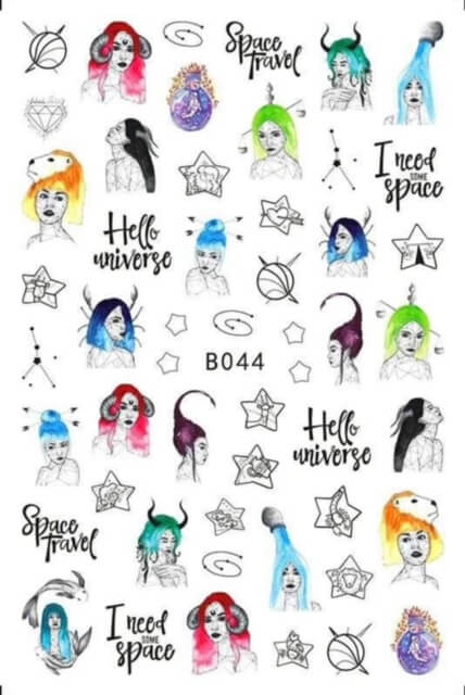 Nail Sticker Zodiac- B044 Premier Nail Supply