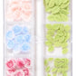 Nail Charm 3D Mix Rose and Green Leave 6 Design/Box Beyond Beauty Page