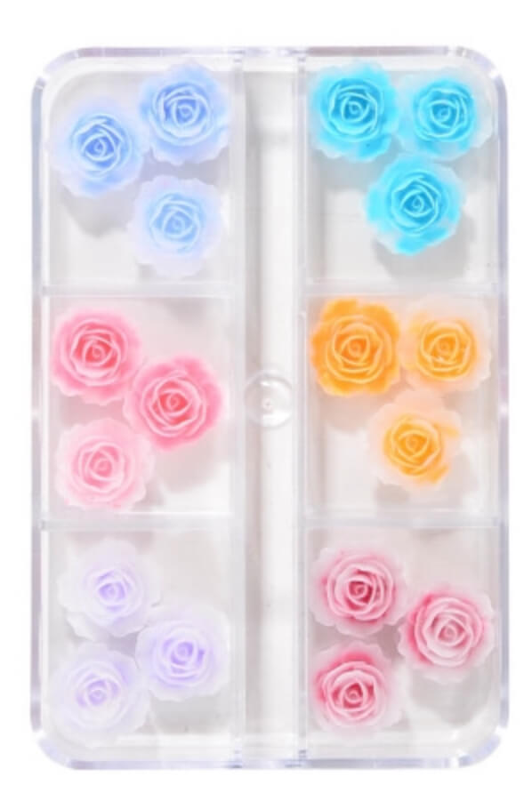 Nail Charm Acrylic 3D Rose Premier Nail Supply