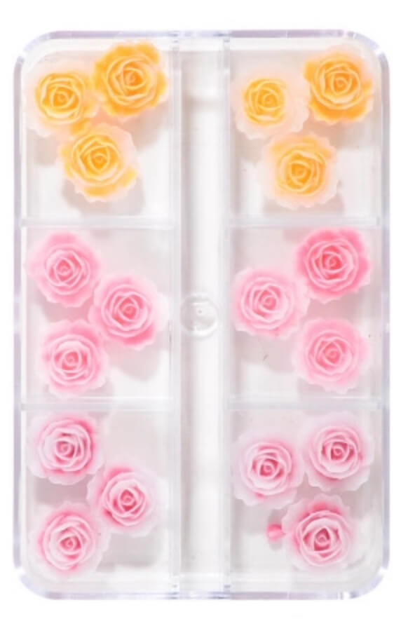 Nail Charm Acrylic 3D Rose Premier Nail Supply