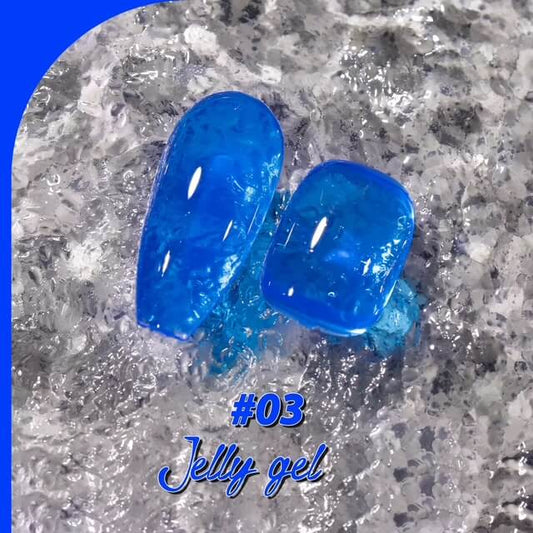 Medina - Jelly Gel Polish Light Blue 15ml Medina