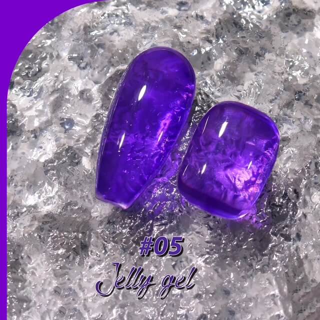 Medina - Jelly Gel Polish Purple 15ml Medina
