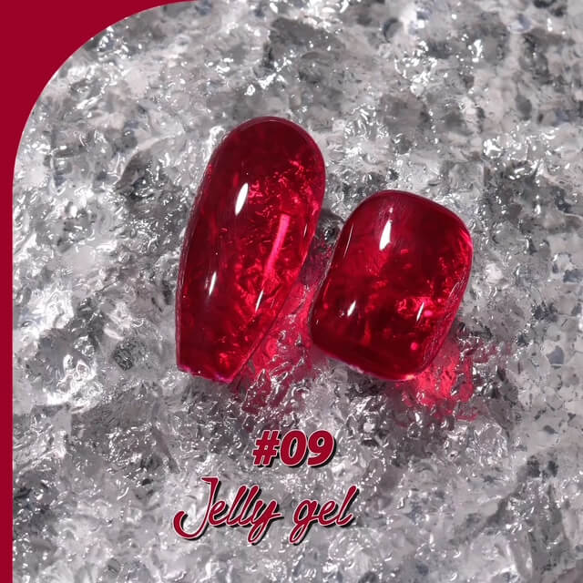 Medina - Jelly Gel Polish Red 15ml Medina