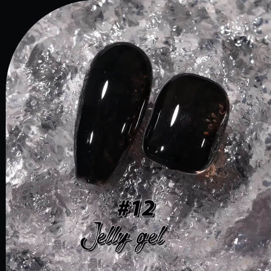 Medina - Jelly Gel Polish Black 15ml Medina