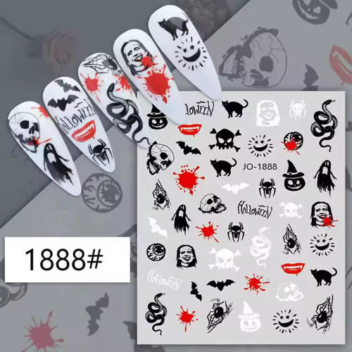 Nail Sticker Halloween JO1888 Premier Nail Supply