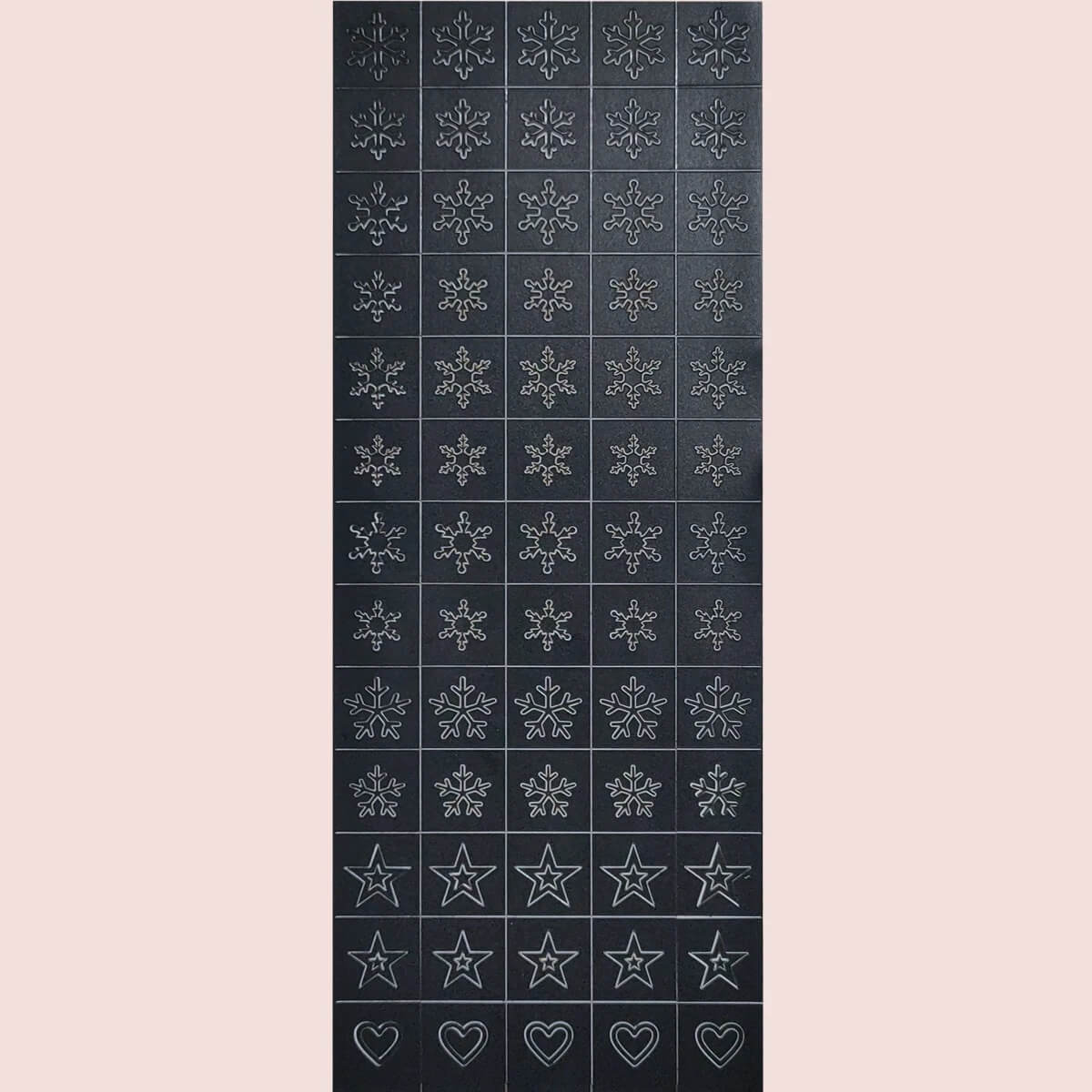 Airbrush Stencils Nail Stickers Snowflake and Star Flame Premier Nail Supply
