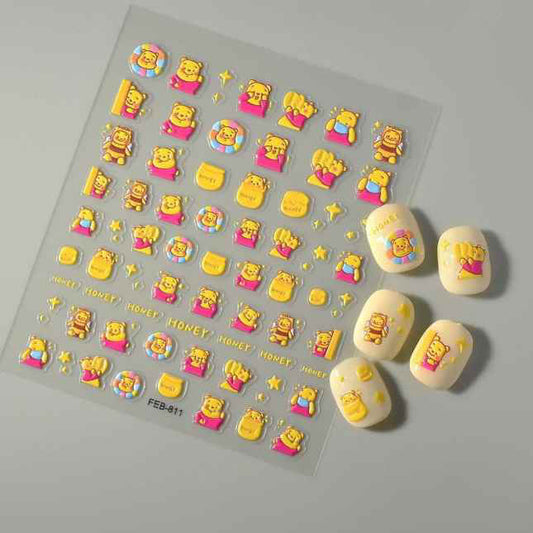 Nail Sticker Winnie Pooh FEB811 Premier Nail Supply