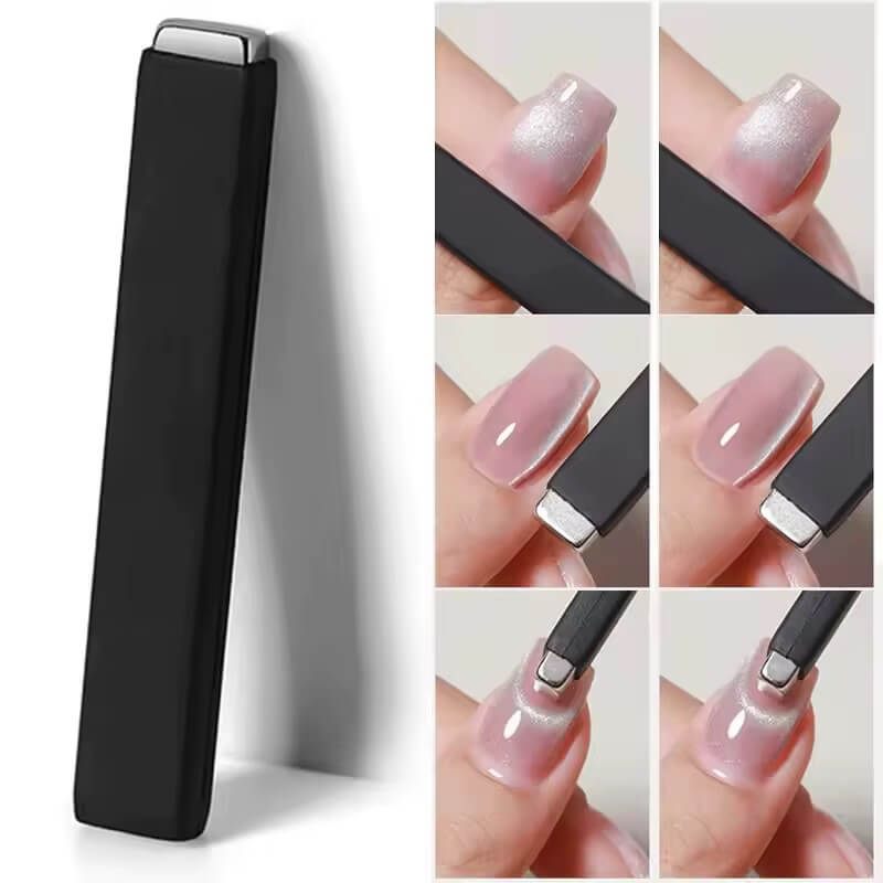 Nail Cat eyes Magnet Dual Black Silicone Protective Rectangular #2986-3 Premier Nail Supply
