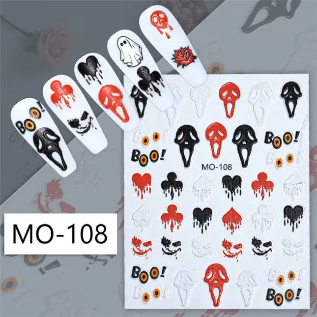 Nail Sticker Halloween MO108 Premier Nail Supply