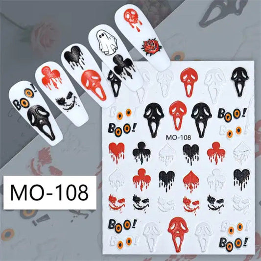 Nail Sticker Halloween MO108 Premier Nail Supply