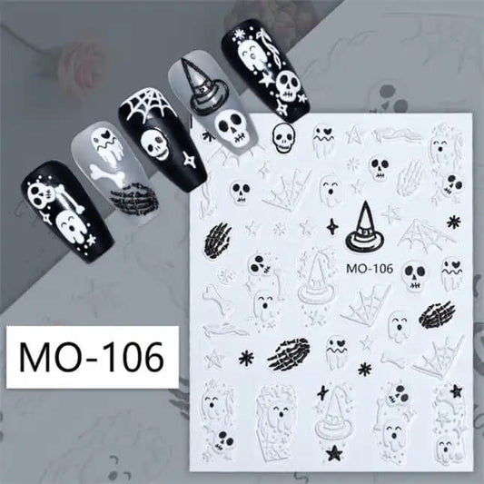 Nail Sticker Halloween Spider Webs MO106 Premier Nail Supply