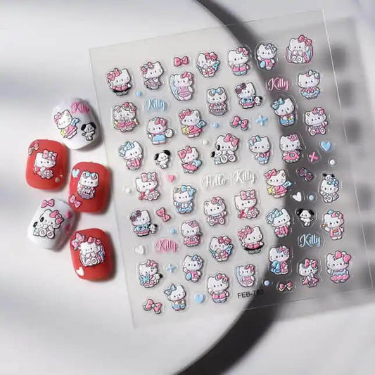 Nail Sticker Hello Kitty FEB783 Premier Nail Supply
