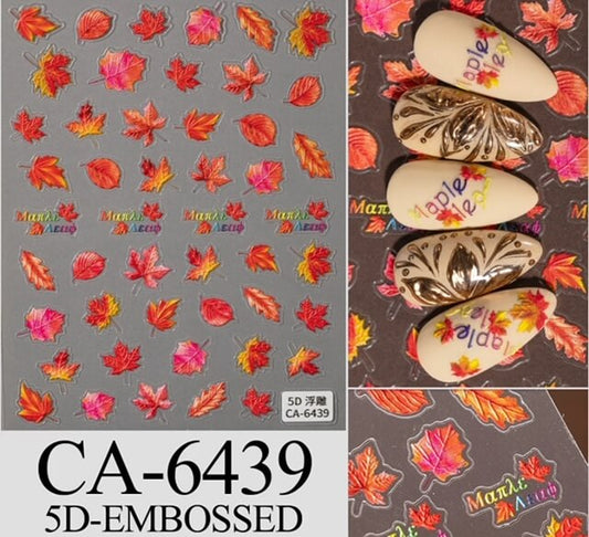 Nail Sticker Maple Leaf 5D-CA6439 Premier Nail Supply