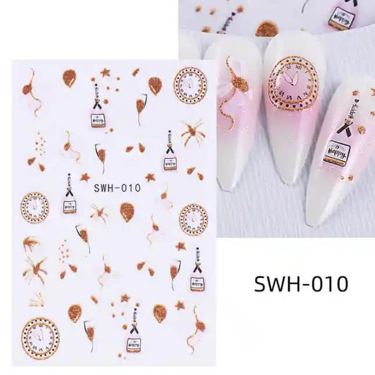 Nail Sticker Celebration New Year #SWH010 Premier Nail Supply
