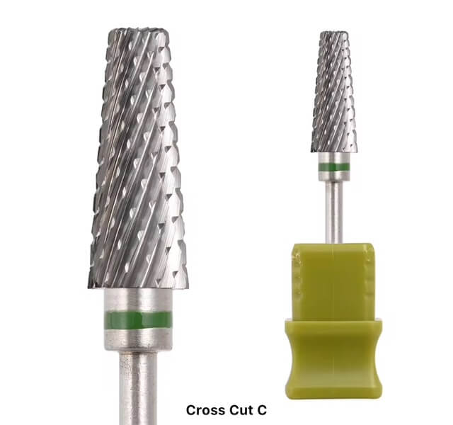 MN Beauty - Nail Drill Bit 5in1 Long Umbrella TLR 3/32