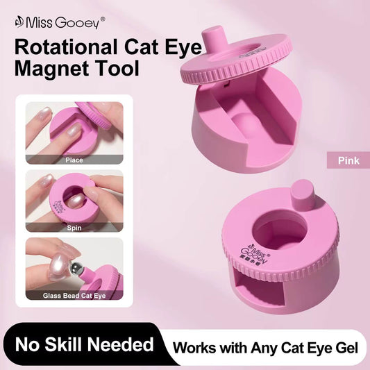 Nail Cat Eye Magnet 360° Rotating + Extra Round Ball #7450-6 Premier Nail Supply
