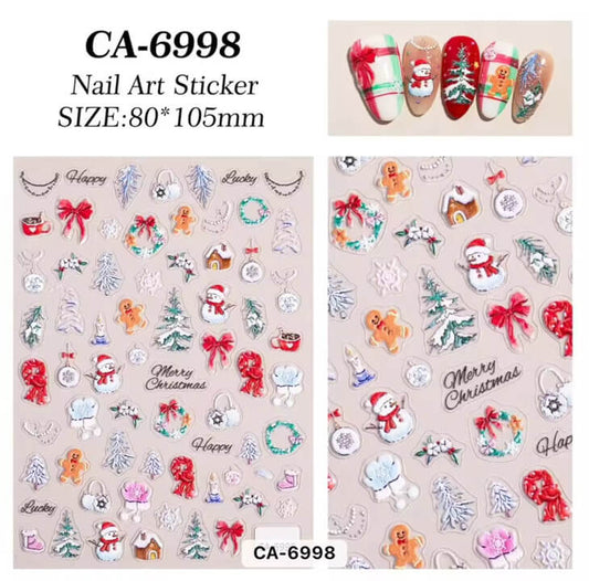 Nail Sticker Merry Christmas #5DCA6998 Premier Nail Supply
