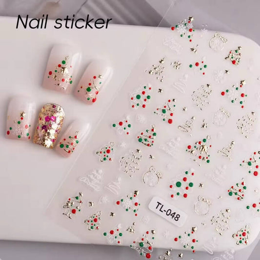 Nail Sticker Christmas Tree #TL048 Premier Nail Supply