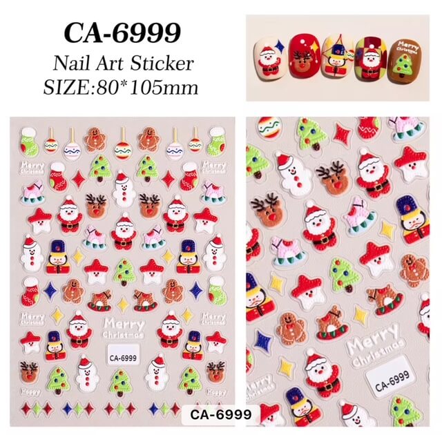 Nail Sticker Merry Christmas #5DCA6999 Premier Nail Supply