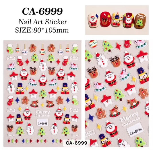 Nail Sticker Merry Christmas #5DCA6999 Premier Nail Supply