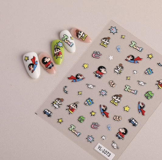 Nail Sticker Jume Cartoon #YL1073 Premier Nail Supply