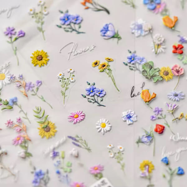 Nail Sticker 5D Sunflower 🌻 #to1794 Premier Nail Supply
