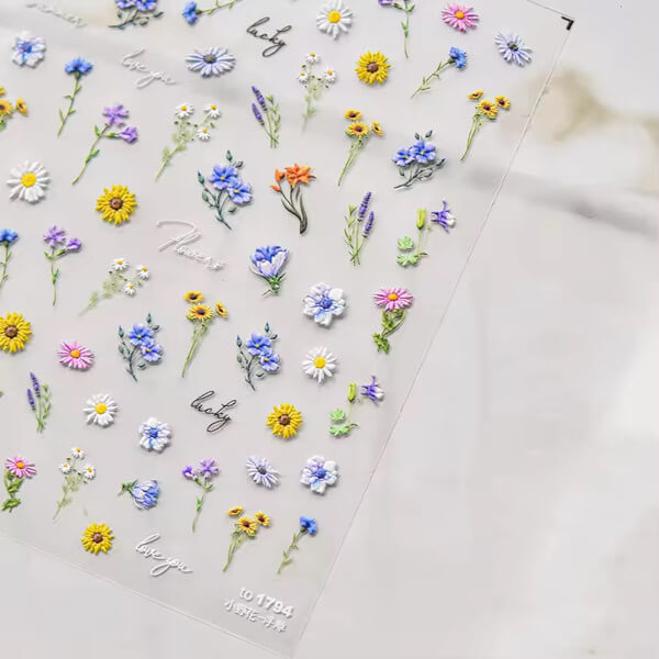Nail Sticker 5D Sunflower 🌻 #to1794 Premier Nail Supply