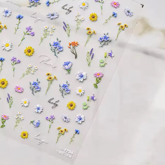 Nail Sticker 5D Sunflower 🌻 #to1794 Premier Nail Supply