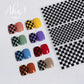 Nail Sticker Black Plaid #Aha020 Premier Nail Supply