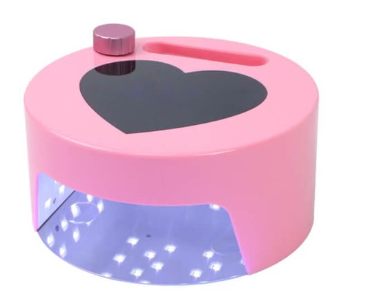 Nail UV.LED Lamp Cordless Rechargeable Pink Heart #NLSRP55 Beyond Beauty Page