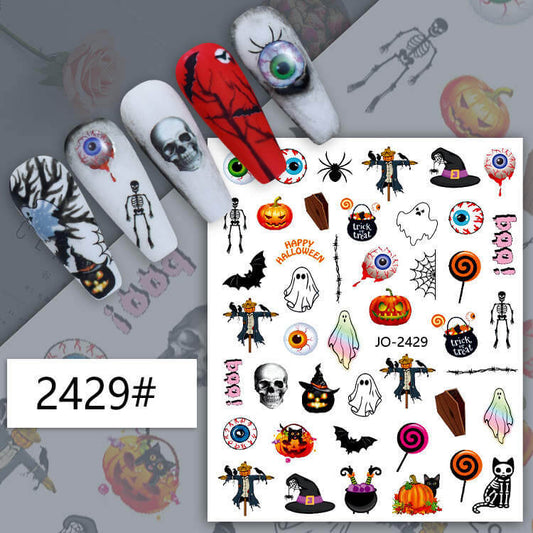 Nail Sticker Halloween Ghost Premier Nail Supply