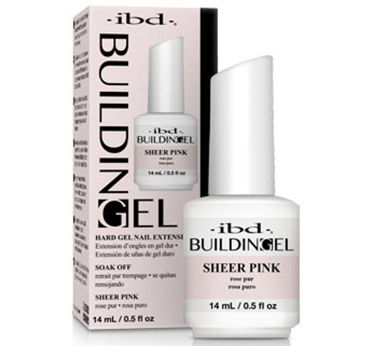 IBD Builder Gel Sheer Pink 0.5 oz IBD