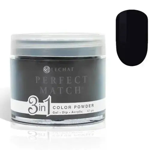 LeChat Perfect Match Dip Powder - Black Velvet 1.48 oz - #PMDP030 LeChat